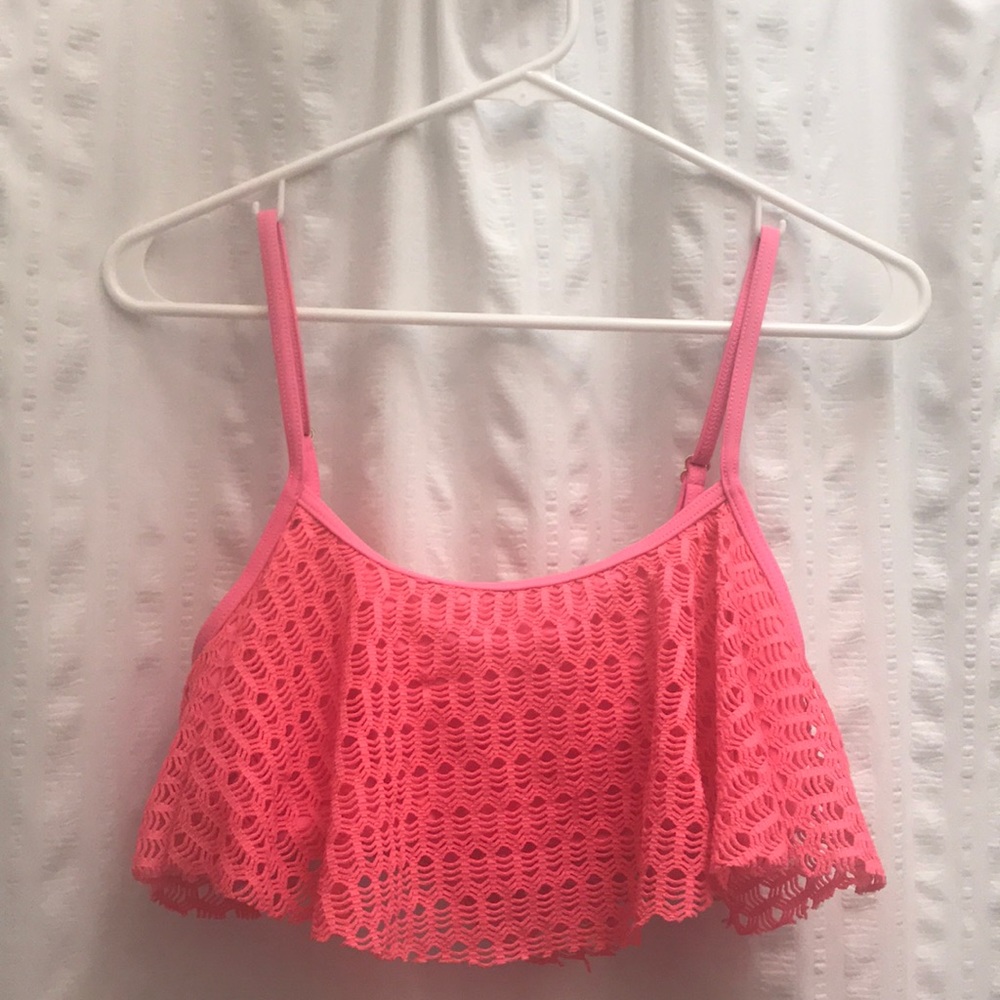 Roxy crop swimsuit top